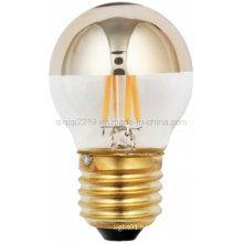 Gold Mirror 45mm 3.5W LED Filament Bulb